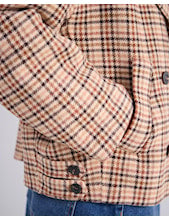 Summum | Short Jacket Check Wool - multicolor - 1s1195-12061