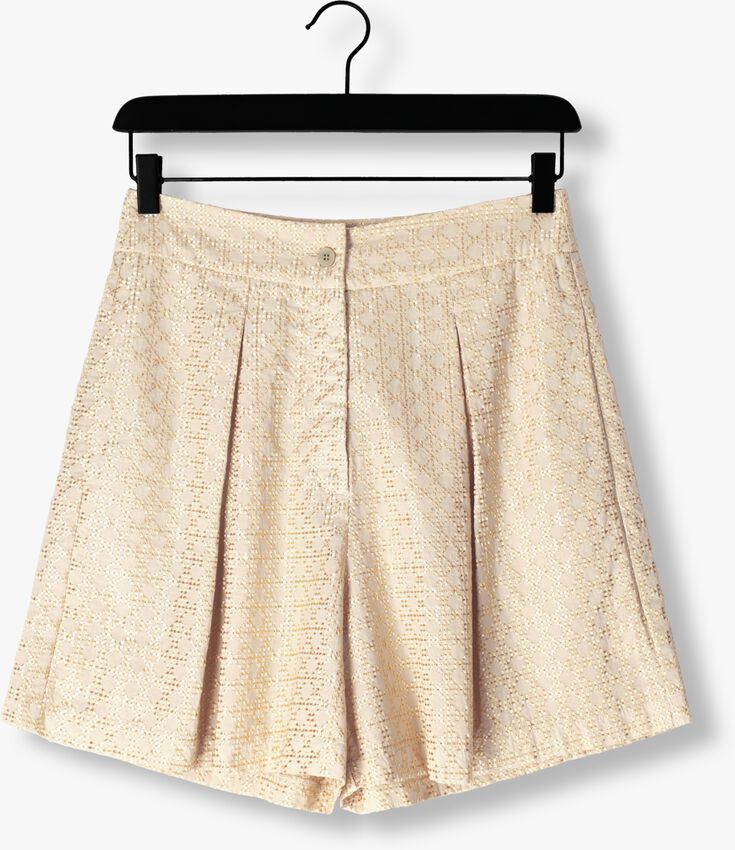 Greek Archaic Kori | shorts long cross pleates - beige gold - S25K-310403