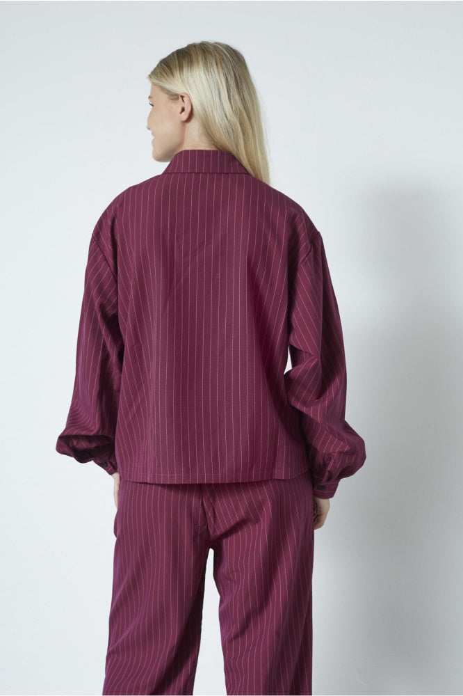 Sisters Point | Verina Shirt Bordeaux Cream