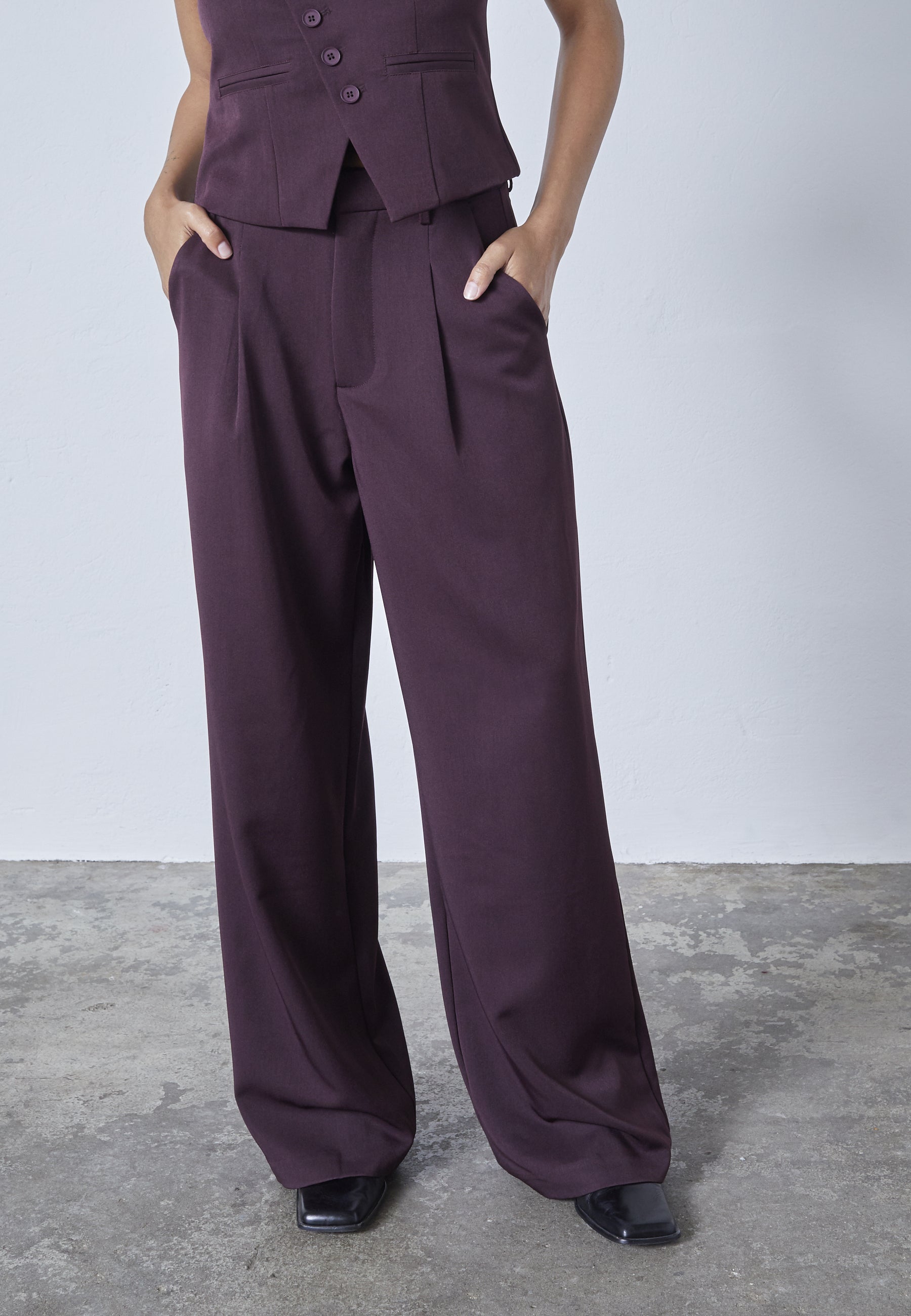 Sisters Point | Great Pantalon Dark Bordeaux