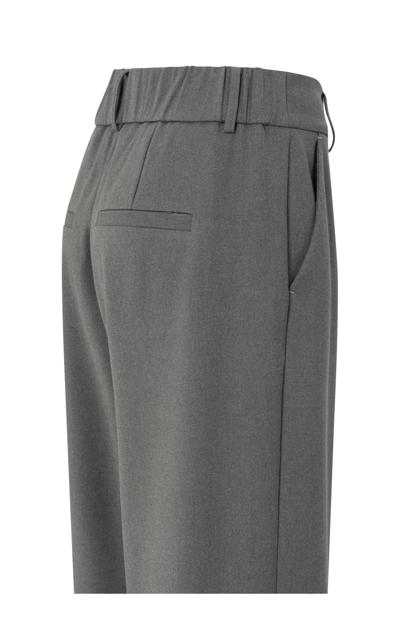 YAYA | Soft Structured Pants Cloud Grey Melange