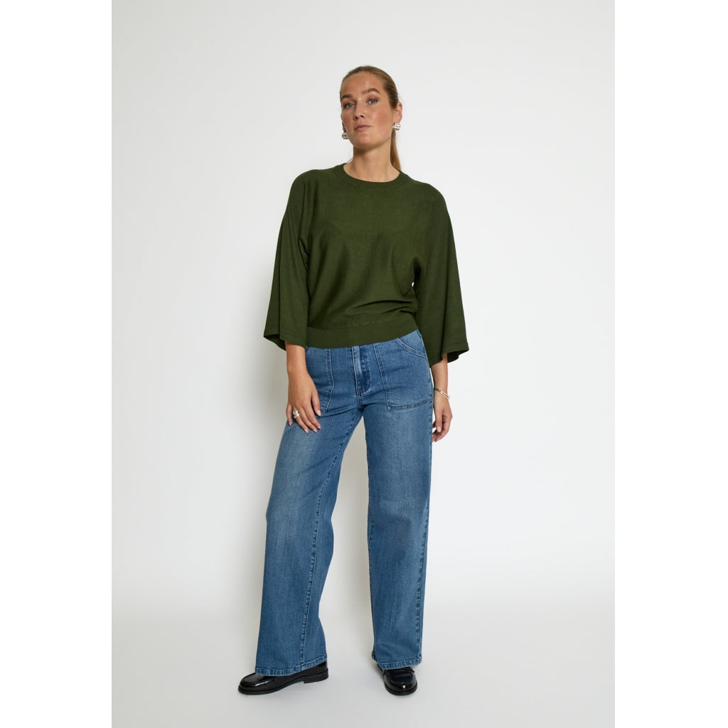 Minus | Tess Knit T-shirt Rifle Green