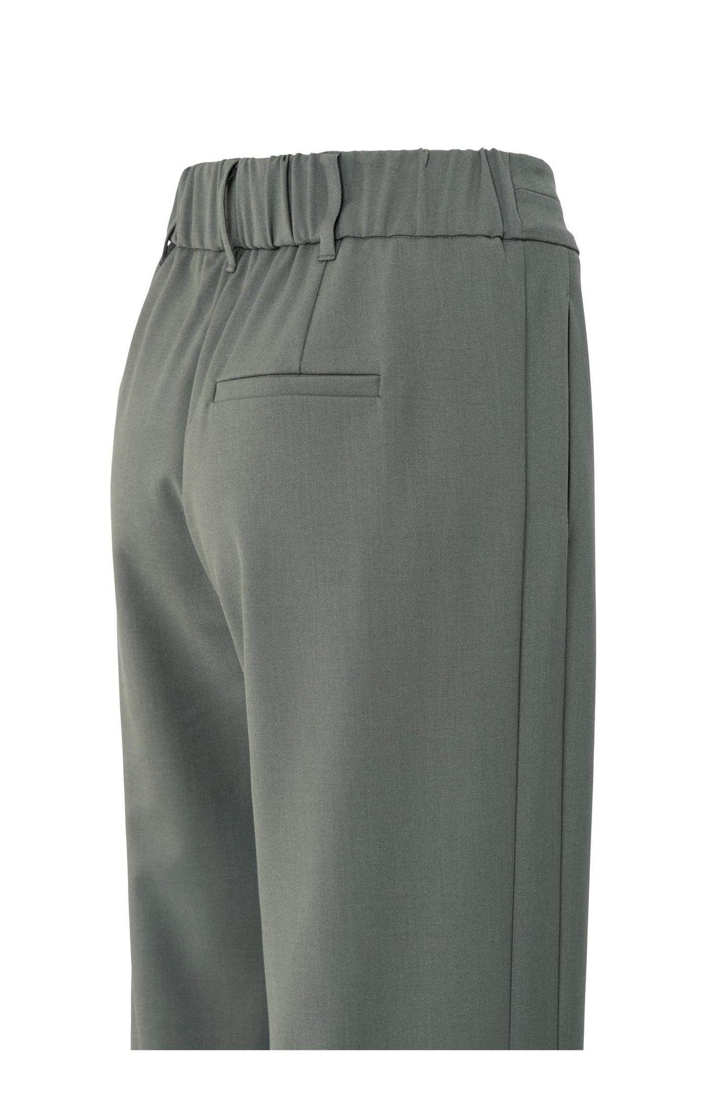 YAYA | Wide Leg Trousers Dark Night Grey