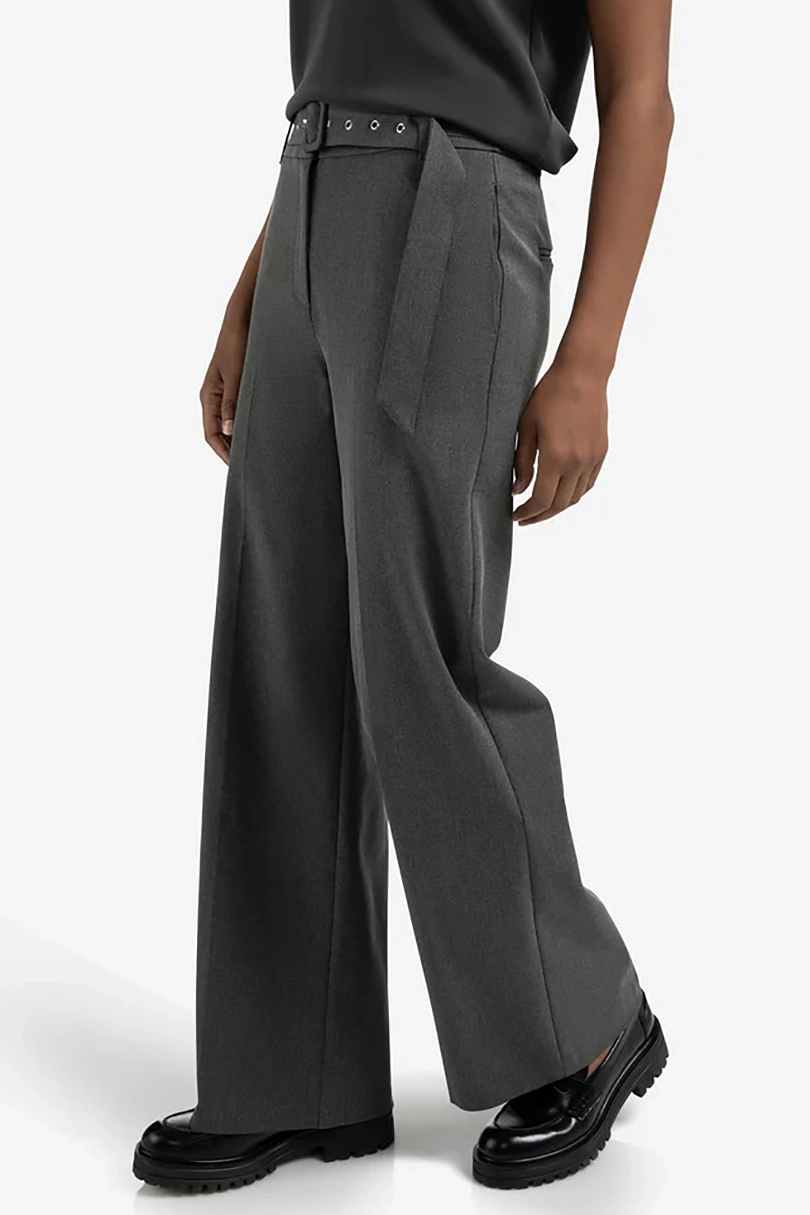 YAYA | Geweven Broek Grijs