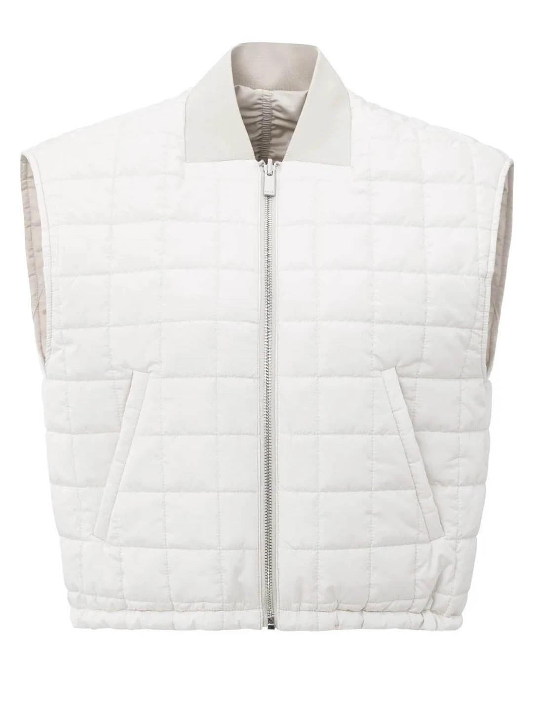 YAYA | Omkeerbare Gewatteerde Bodywarmer Beige