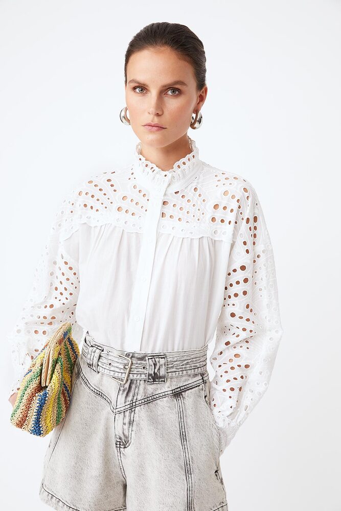 Suncoo | Leone blouse - white