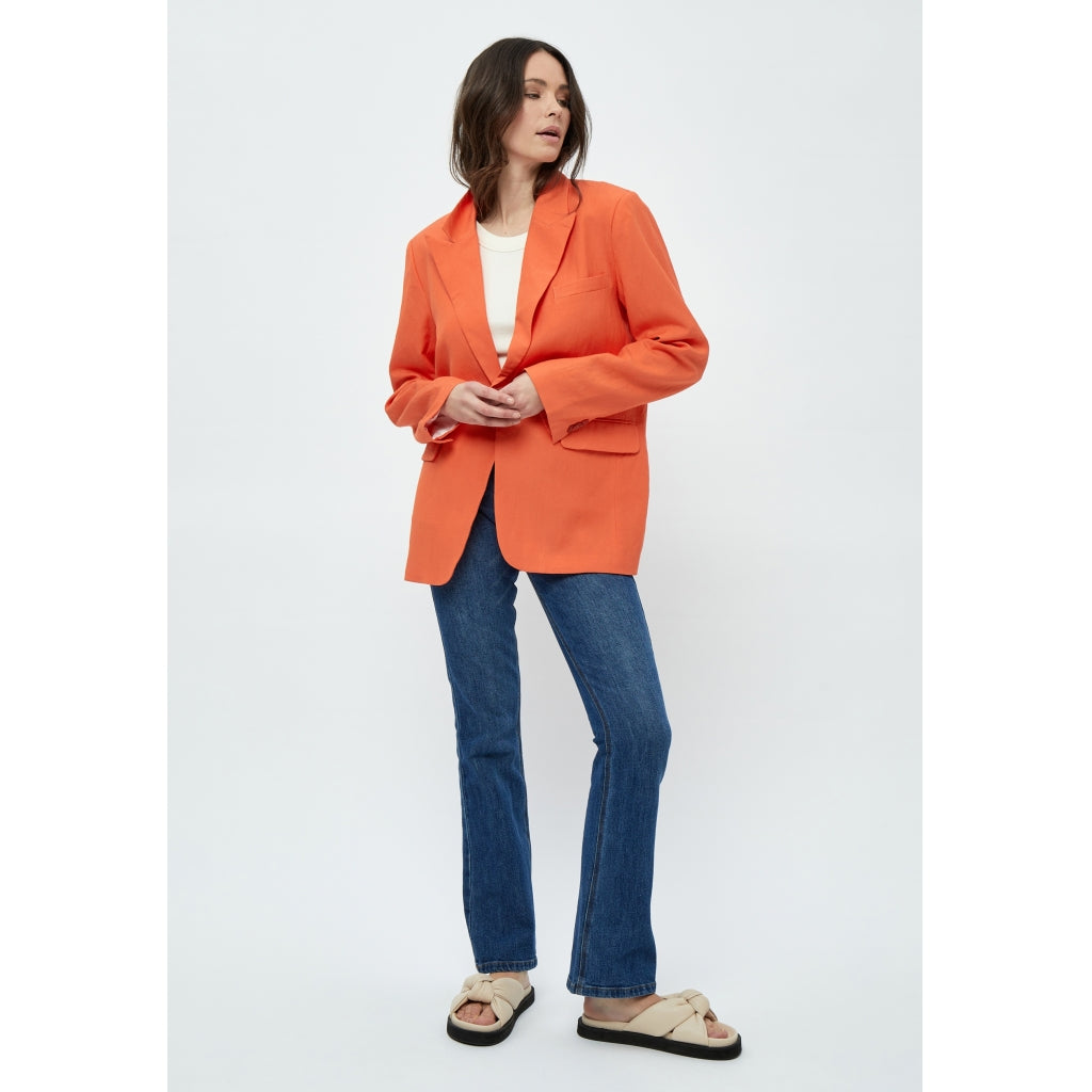 Peppercorn | Nadianna Breasted Blazer - Dusty Orange