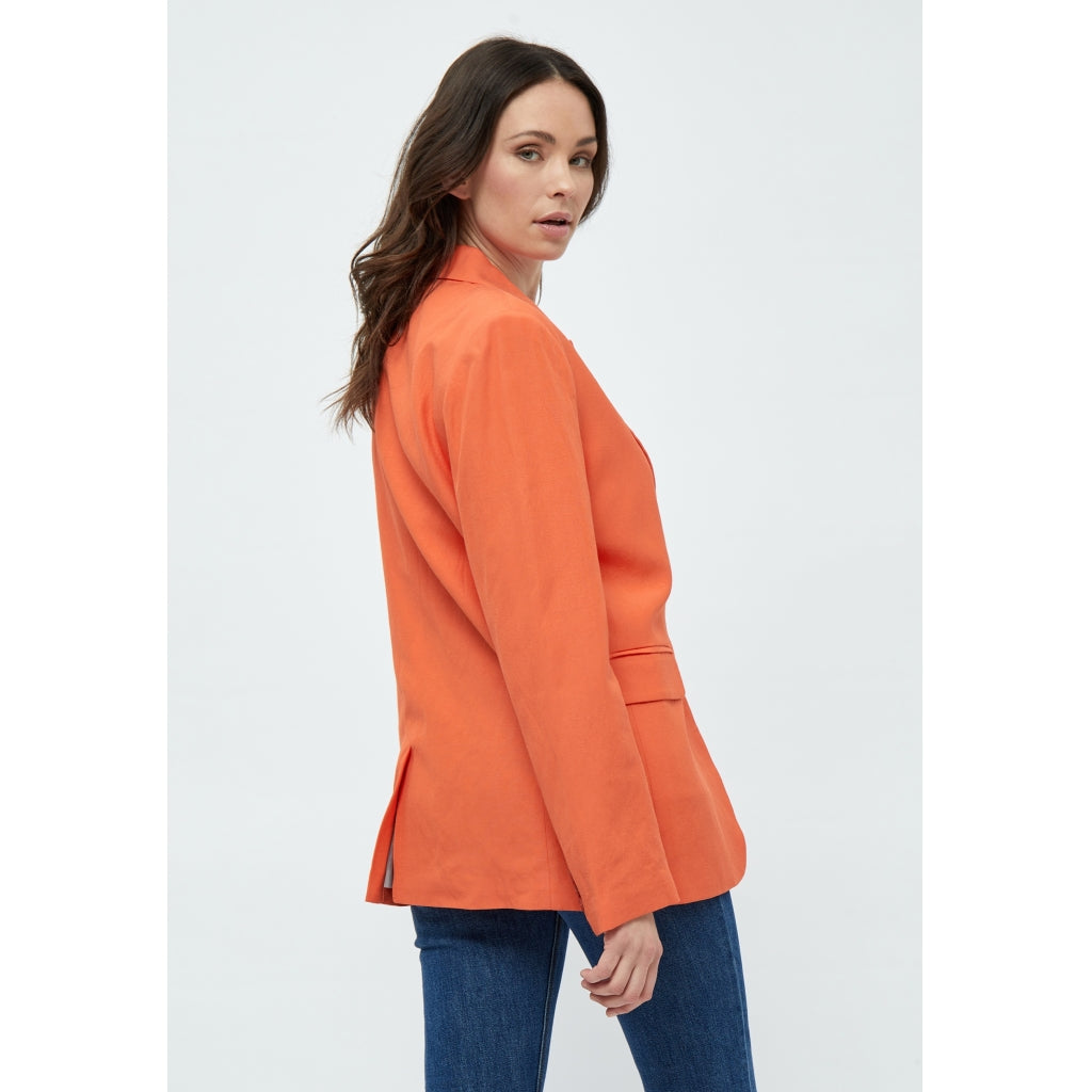 Peppercorn | Nadianna Breasted Blazer - Dusty Orange