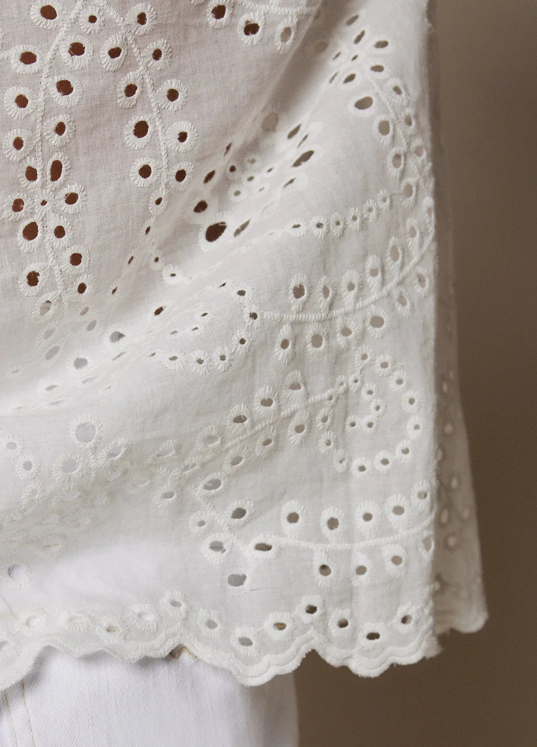 Summum | Blouse broderie anglaise - wit - 2S2867-11758