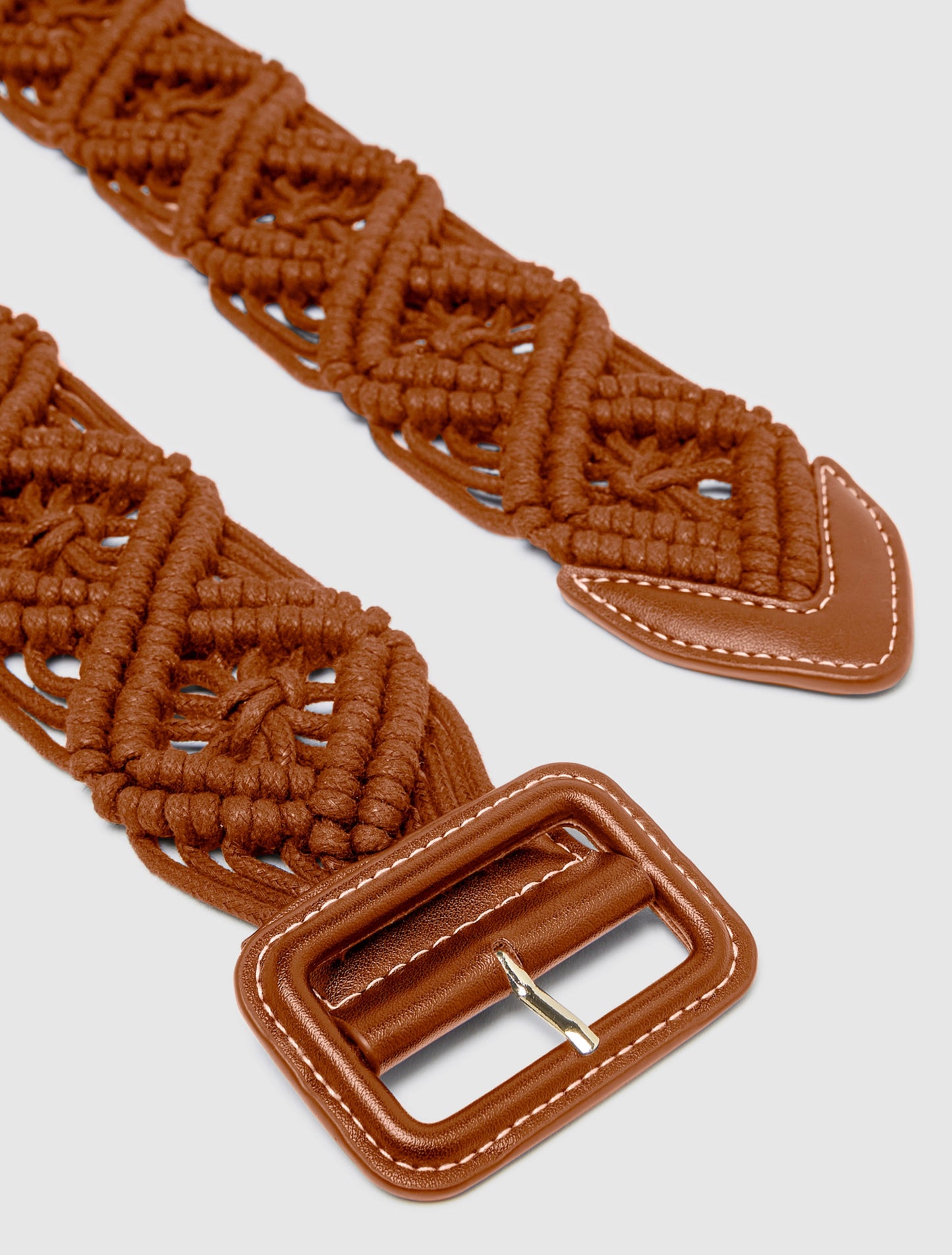 Penny Black | Dentice woven belt - Ivory or Brown