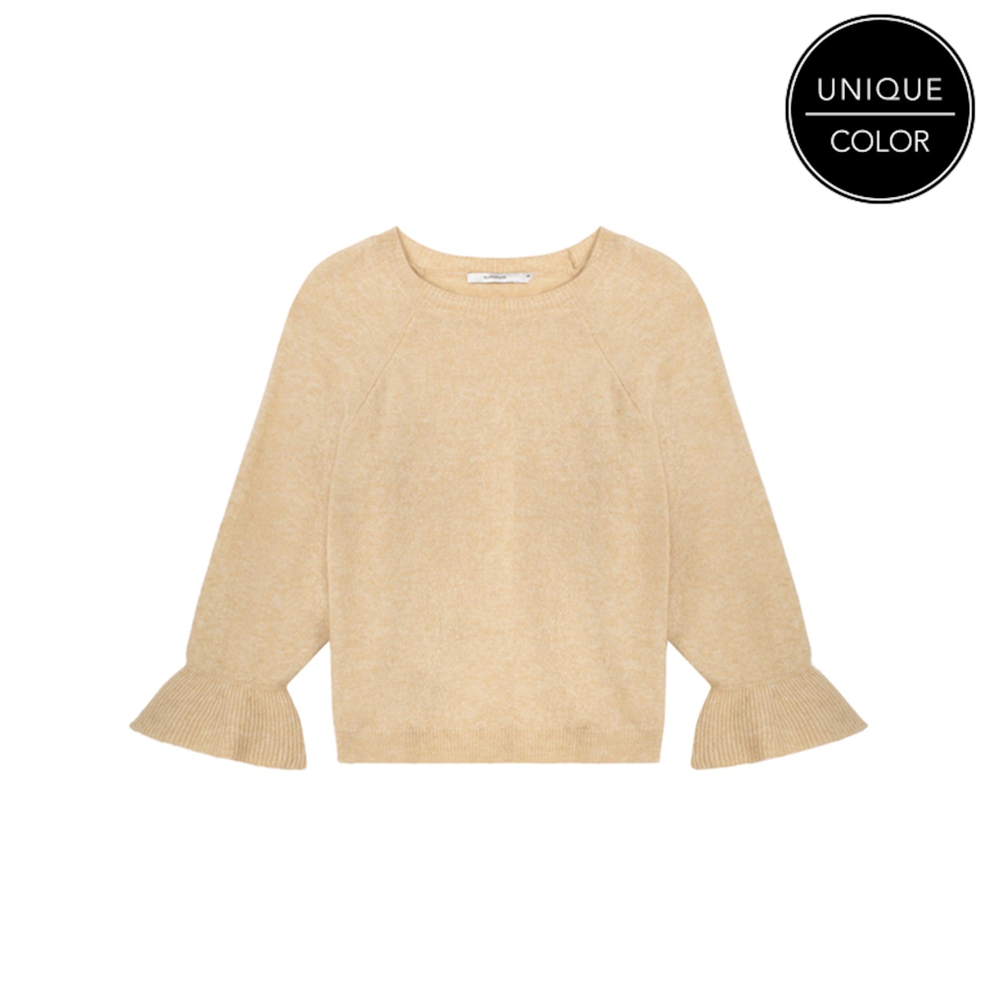 Summum Woman | trumpet sleeve sweater baby alpaca blend