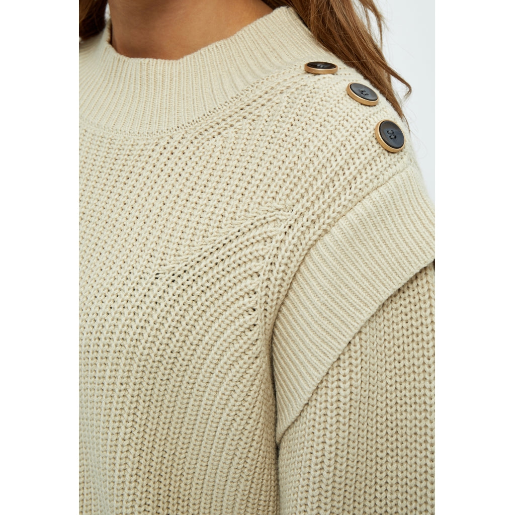 Minus | Arya knit pullover - Sand Gray