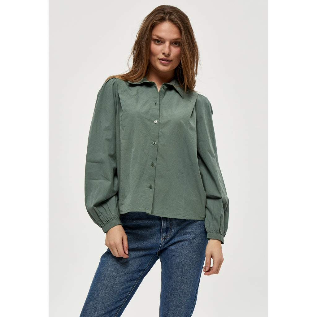 Minus | Caren Jilla Blouse Laurel Wreath Green