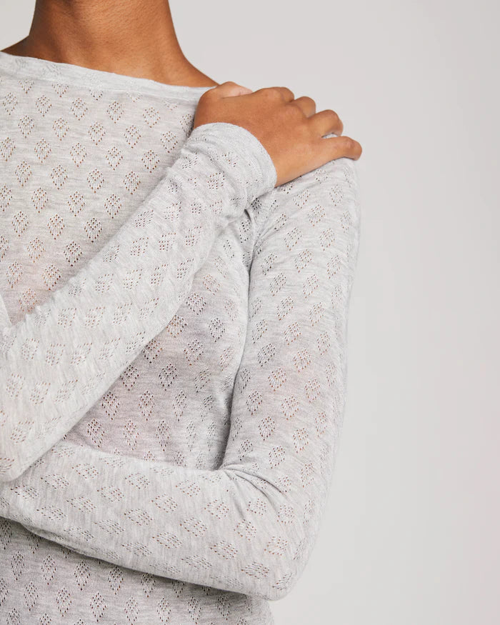 Gai + Lisva | Fermi slik top - grey melange