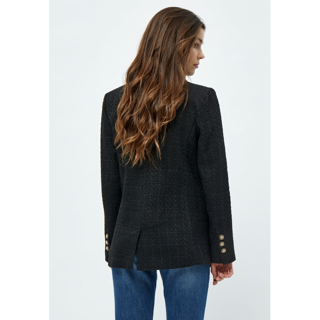 Peppercorn | Georgette blazer - black