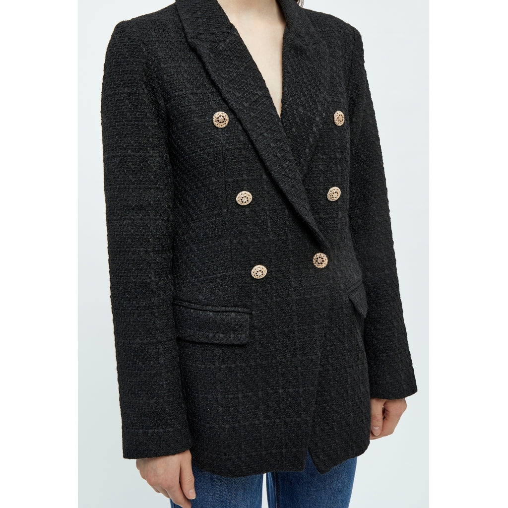 Peppercorn | Georgette blazer - black