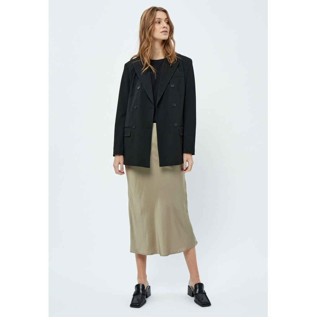 Minus | Kamia midi skirt - wood smoke