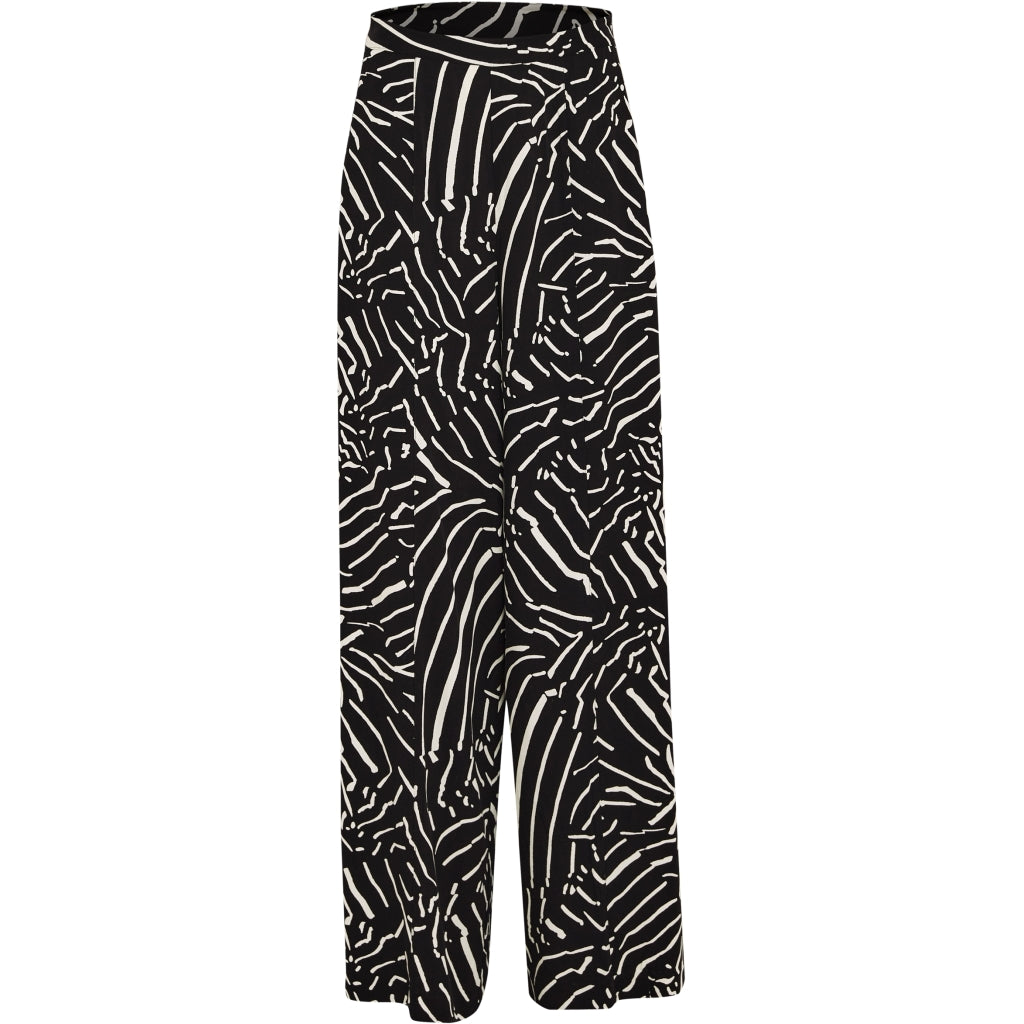 Minus | Kassandra pants 3 - Black Print - MI5210