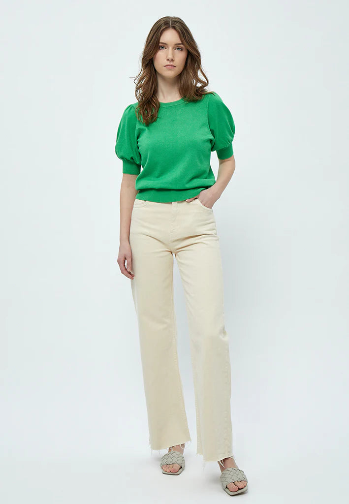 Minus | Liva Half Sleeve Pullover - Island Green