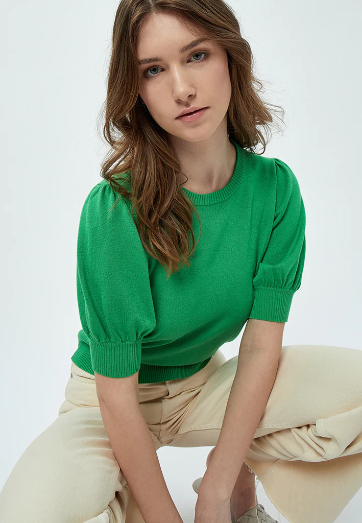 Minus | Liva Half Sleeve Pullover - Island Green