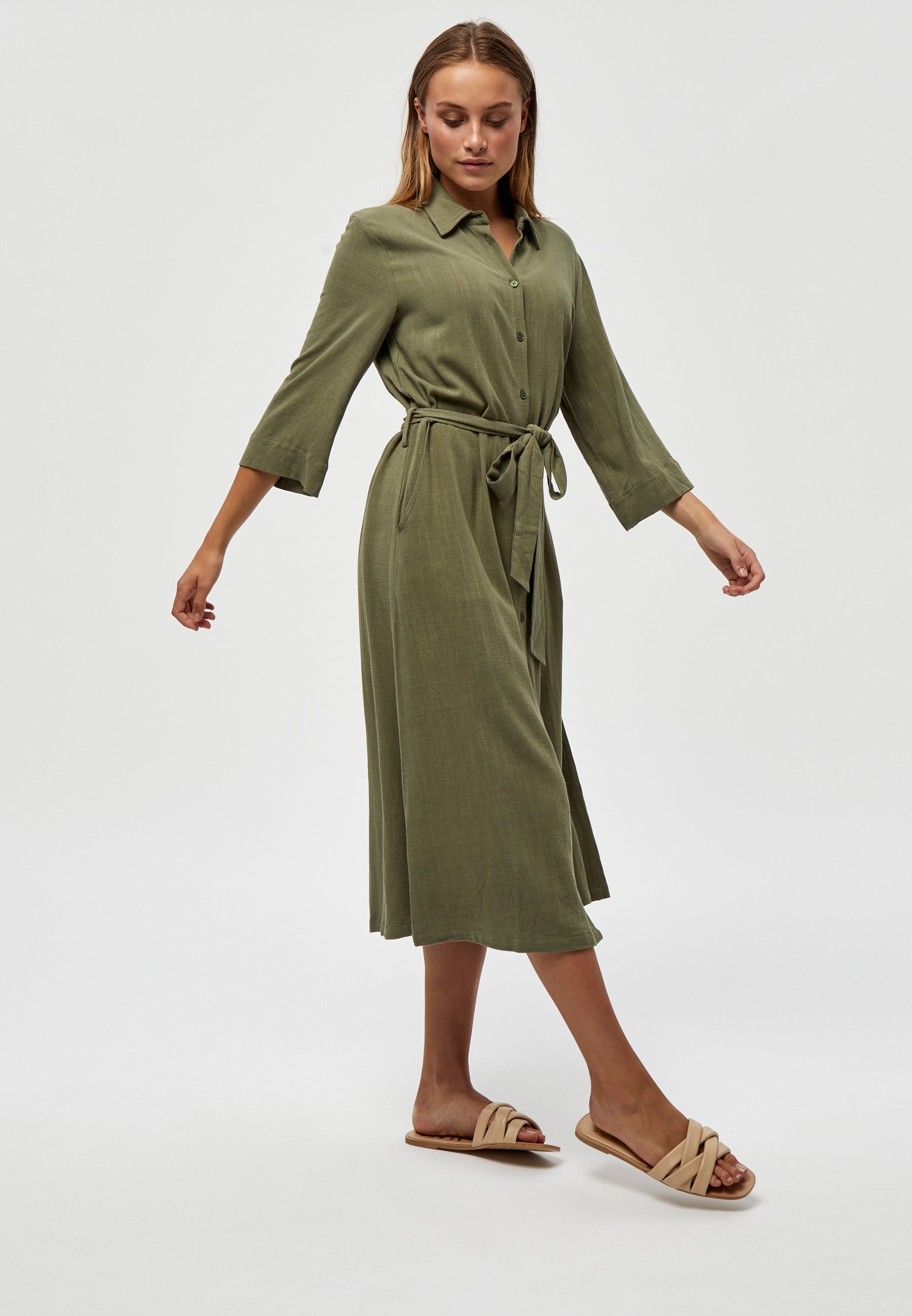 Peppercorn | Djanet Dress Juniper Green