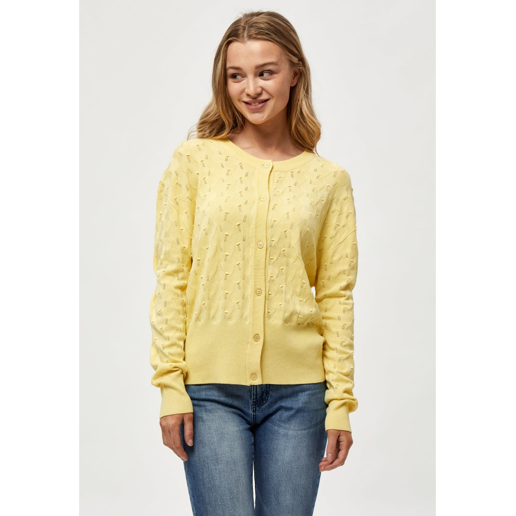 Peppercorn | Tana Short Cardigan Pale Yellow
