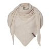 Knit factory | Gina triangle scarf beige
