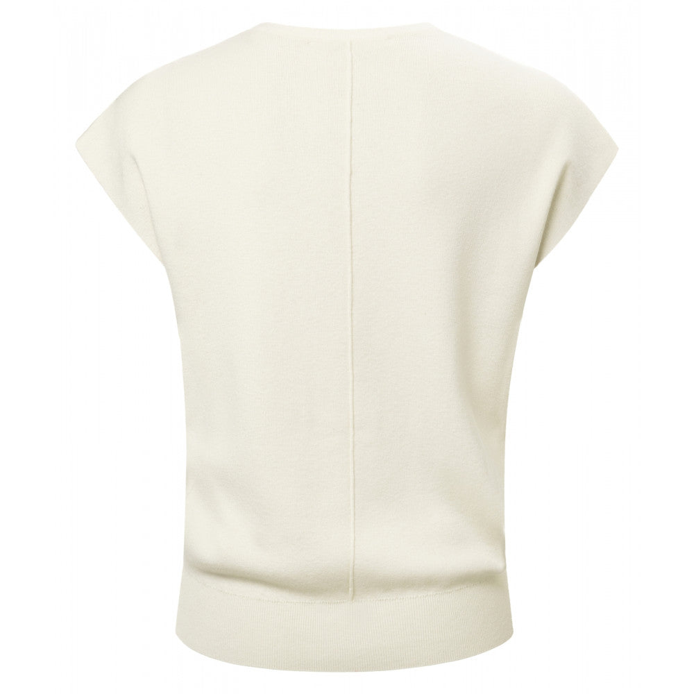 YAYA | Mouwloze trui met ronde hals (crewneck)