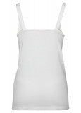 YAYA | Singlet met dubbele voering en ronde hals in modal blend