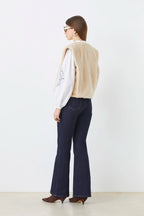 Suncoo | Diego Faux Fur Jacket Beige