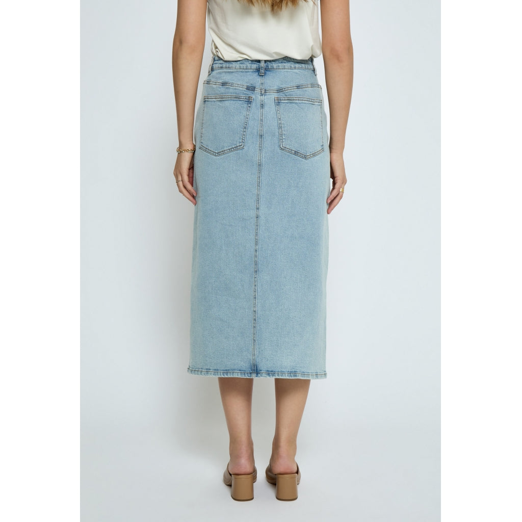 Peppercorn | Fione long skirt - light blue wash