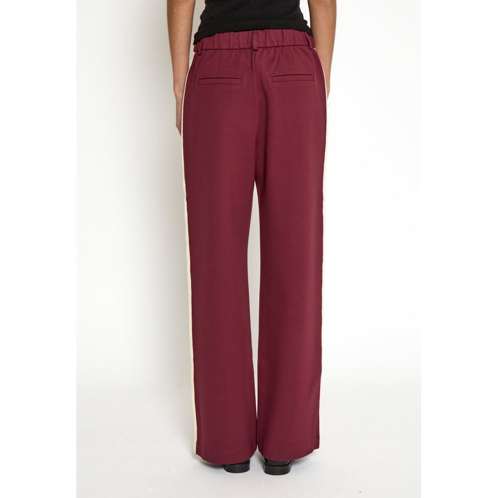 Minus | Zeline Mid Waist Pants Bordeaux