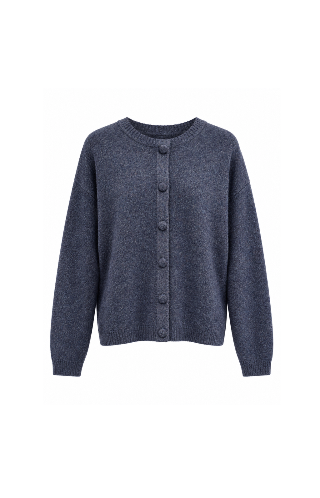 The Clothed | Lamia Pullover Oversize with buttons | Navy