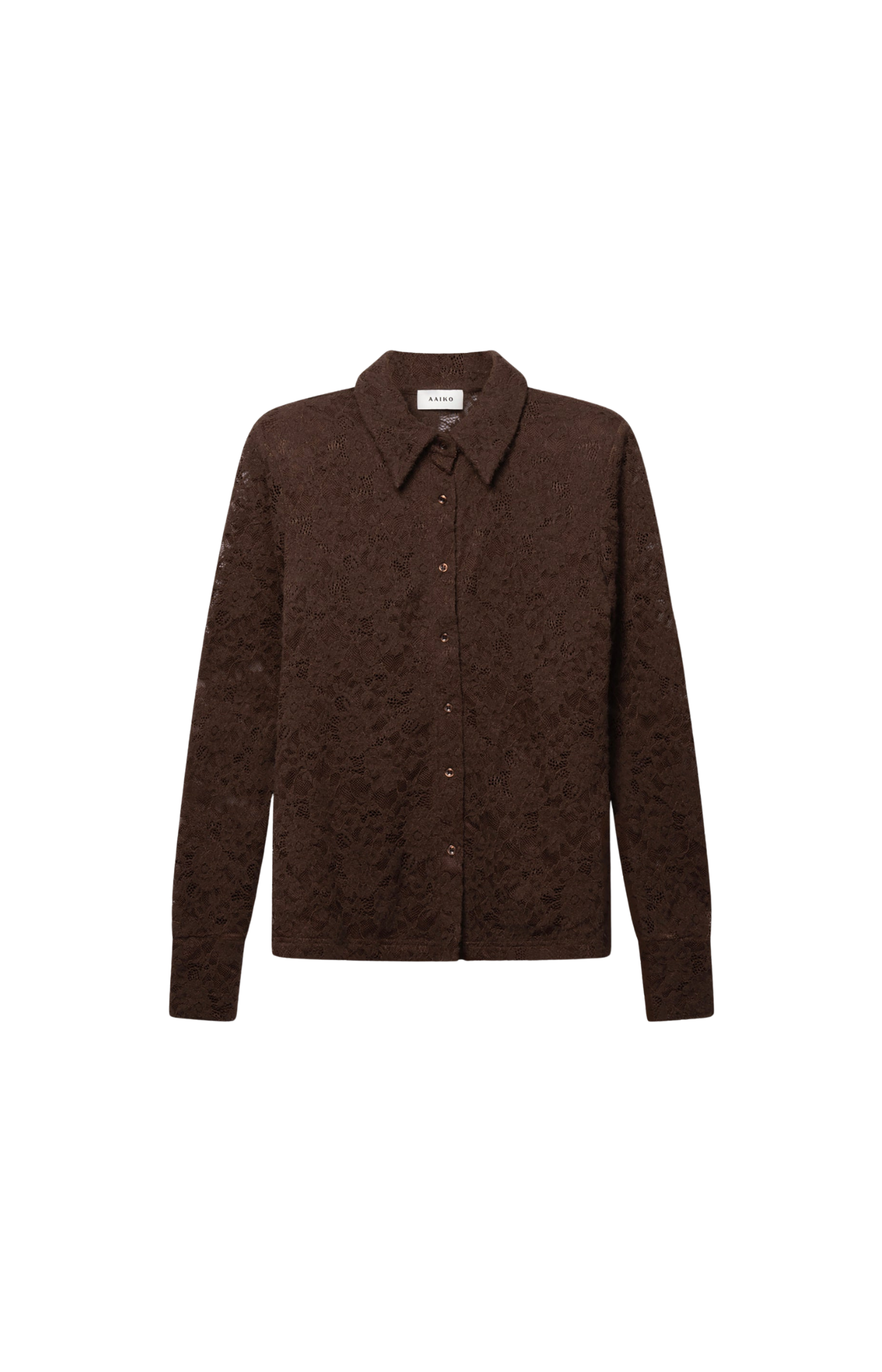 Aaiko | Vigo Lace Top Fudge