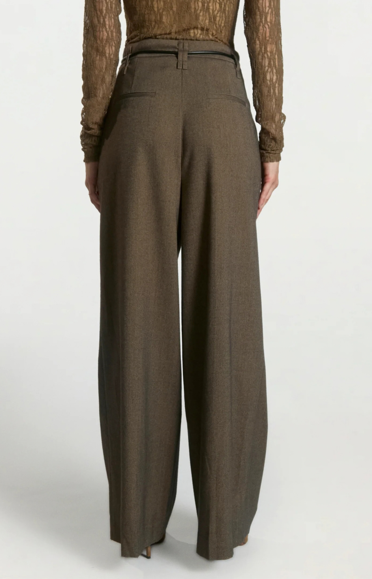 Aaiko | Hailey Tweed Vis 518 Shiitake