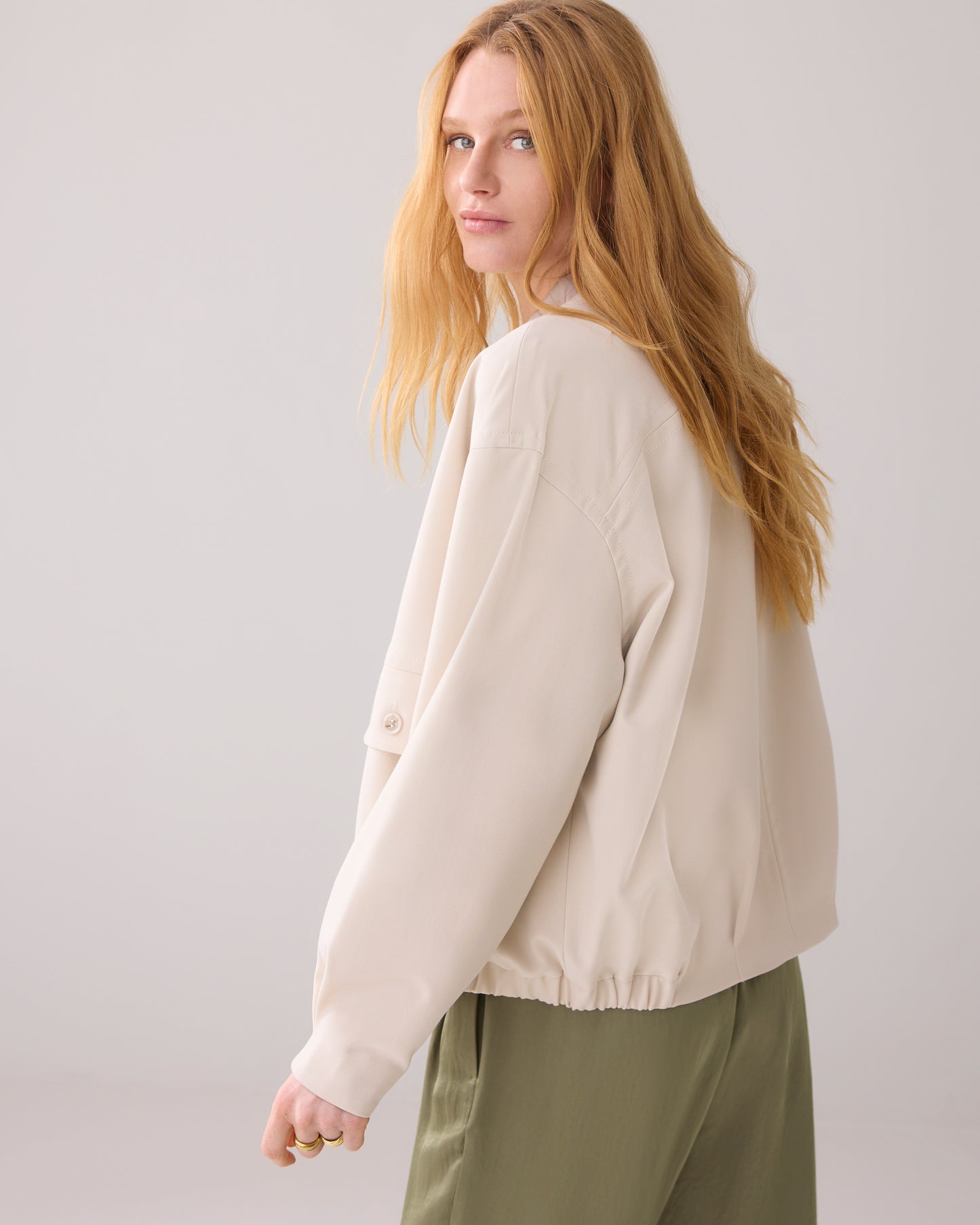 Summum Woman | jacket uni - pebble beige - 1s1235-12155