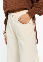 Aaiko | Sacha Barrel Jeans Creme
