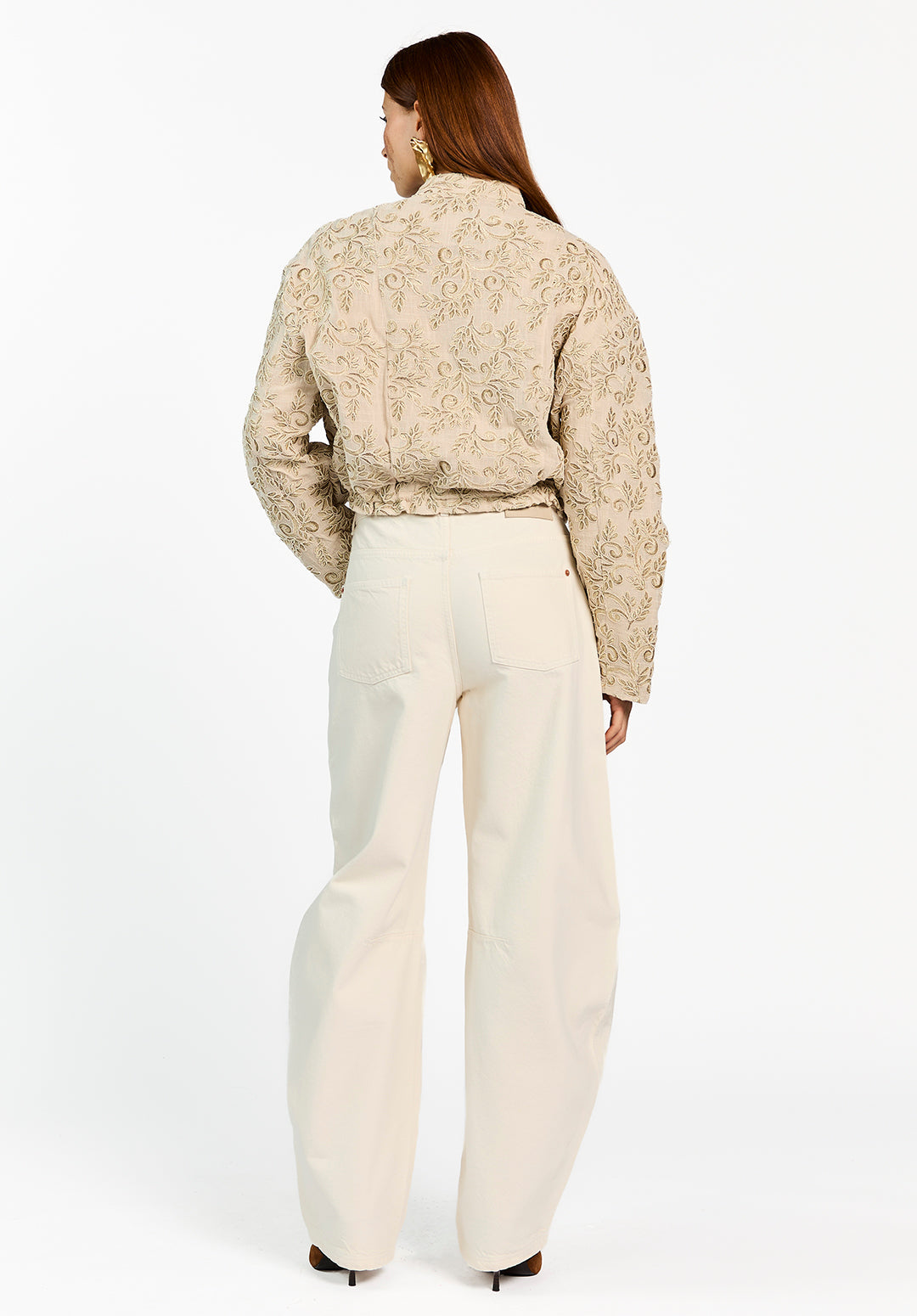 Aaiko | Sacha Barrel Jeans Creme