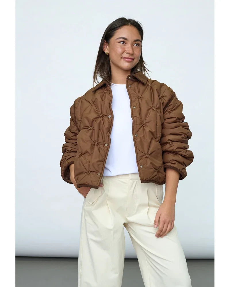 Sisters Point | Eqa Jacket Brown