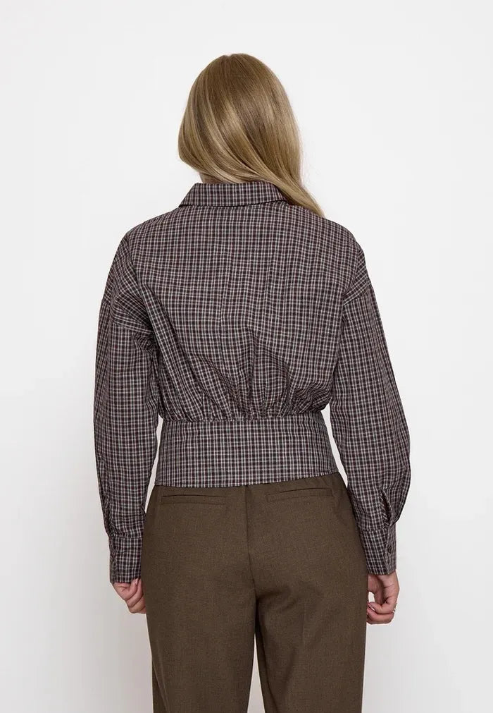Minus | Robina Shirt Andorra Red Checked