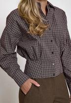 Minus | Robina Shirt Andorra Red Checked