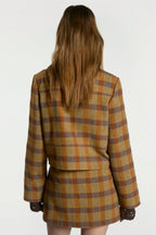 Aaiko | Solin Jacket Brown Check