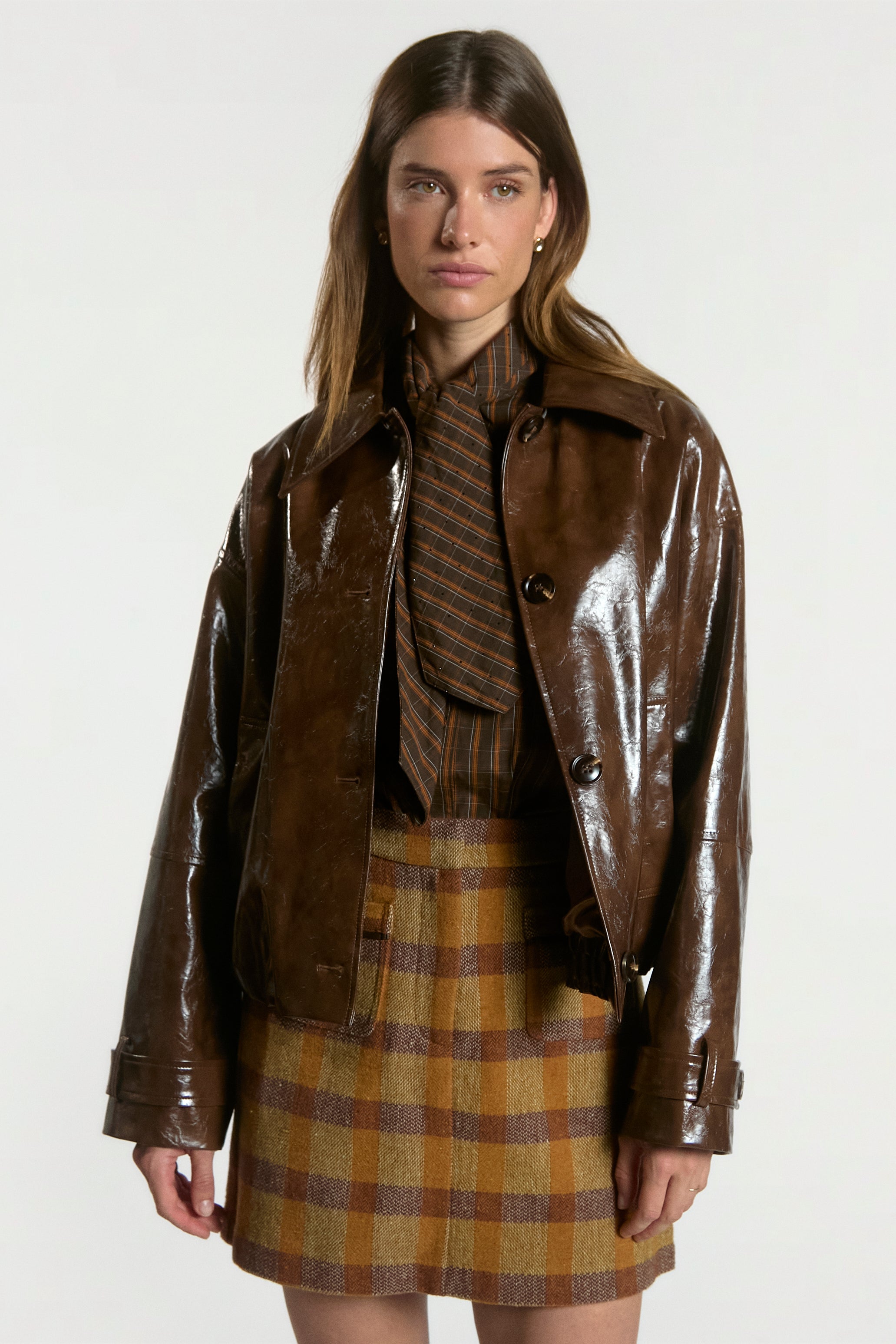 Aaiko | Carice Jacket Dark Mocha