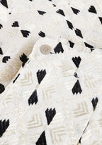 Greek Archaic Kori | Shorts Flakes Pleates White/Champagne