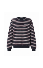 Imprevu | Sweatshirt Eddie Rayure Navy