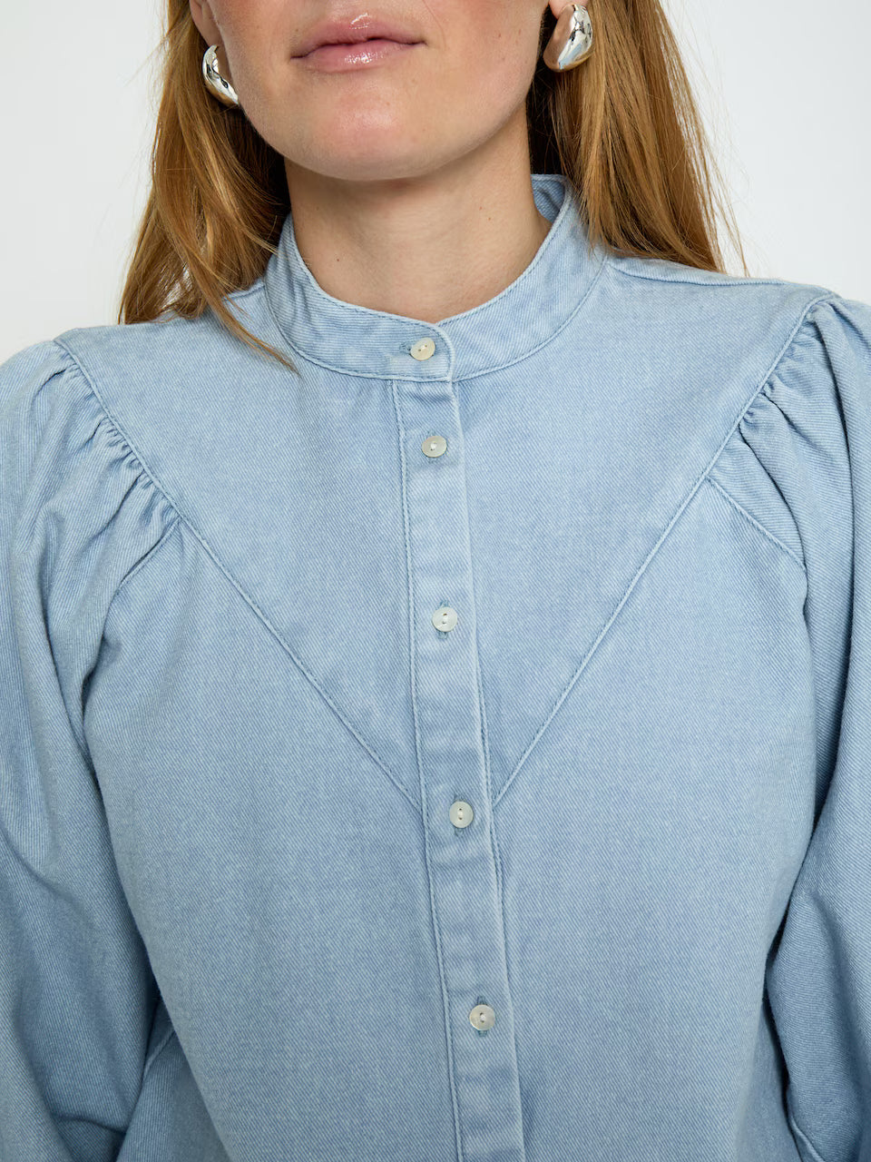 Minus | New Solene Denim Skirt Skyway Blue