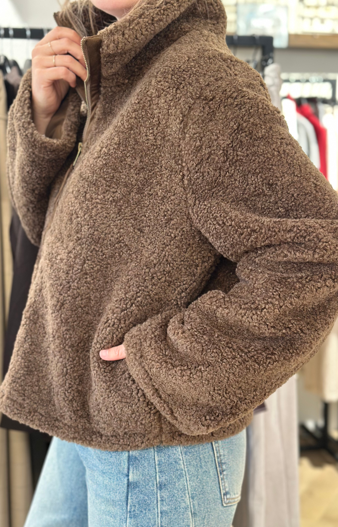 The Clothed | Regina Jacket Coffee