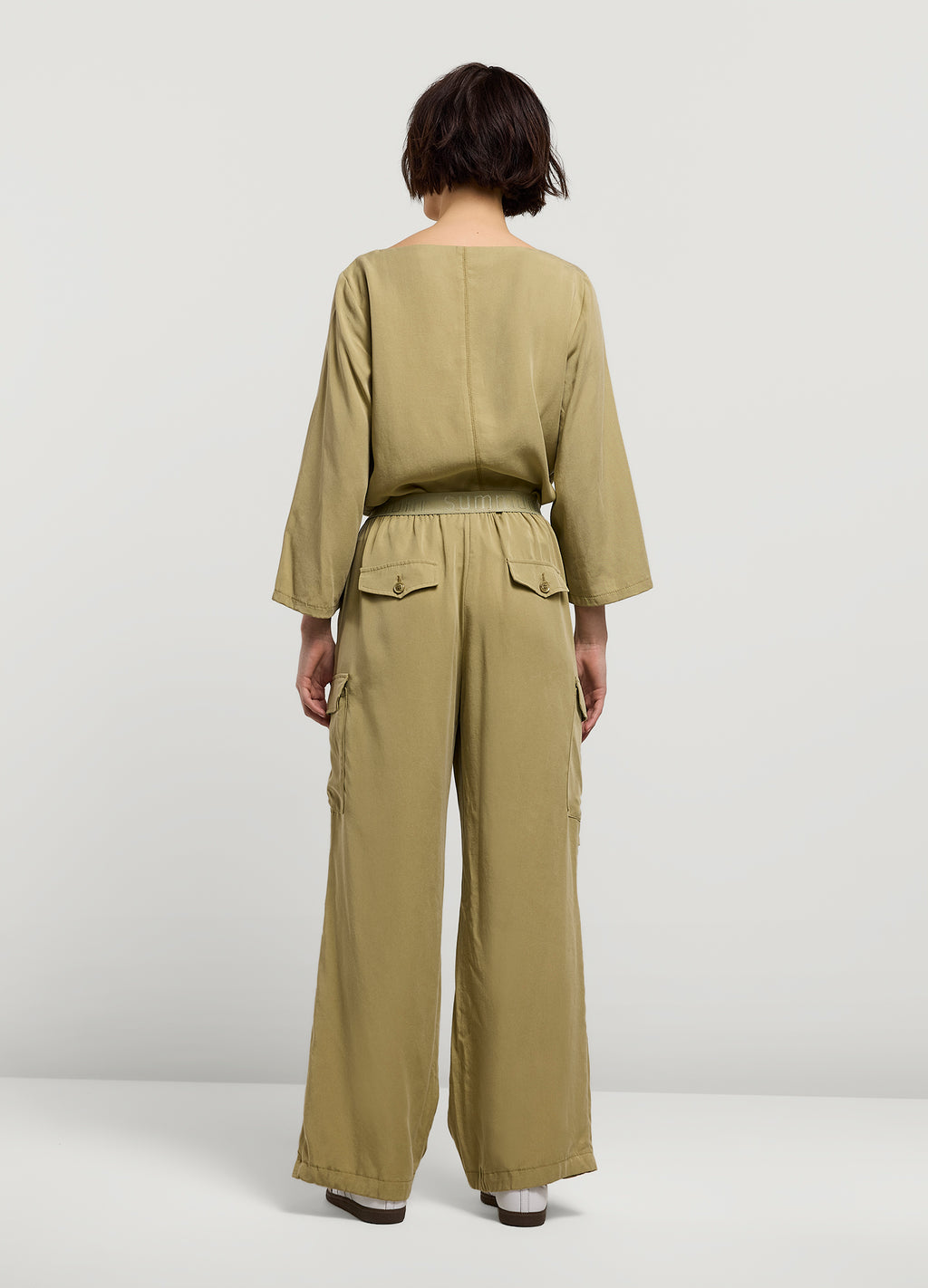 Summum Woman | Trousers cargo tencel - funghi - 4s2580-11650