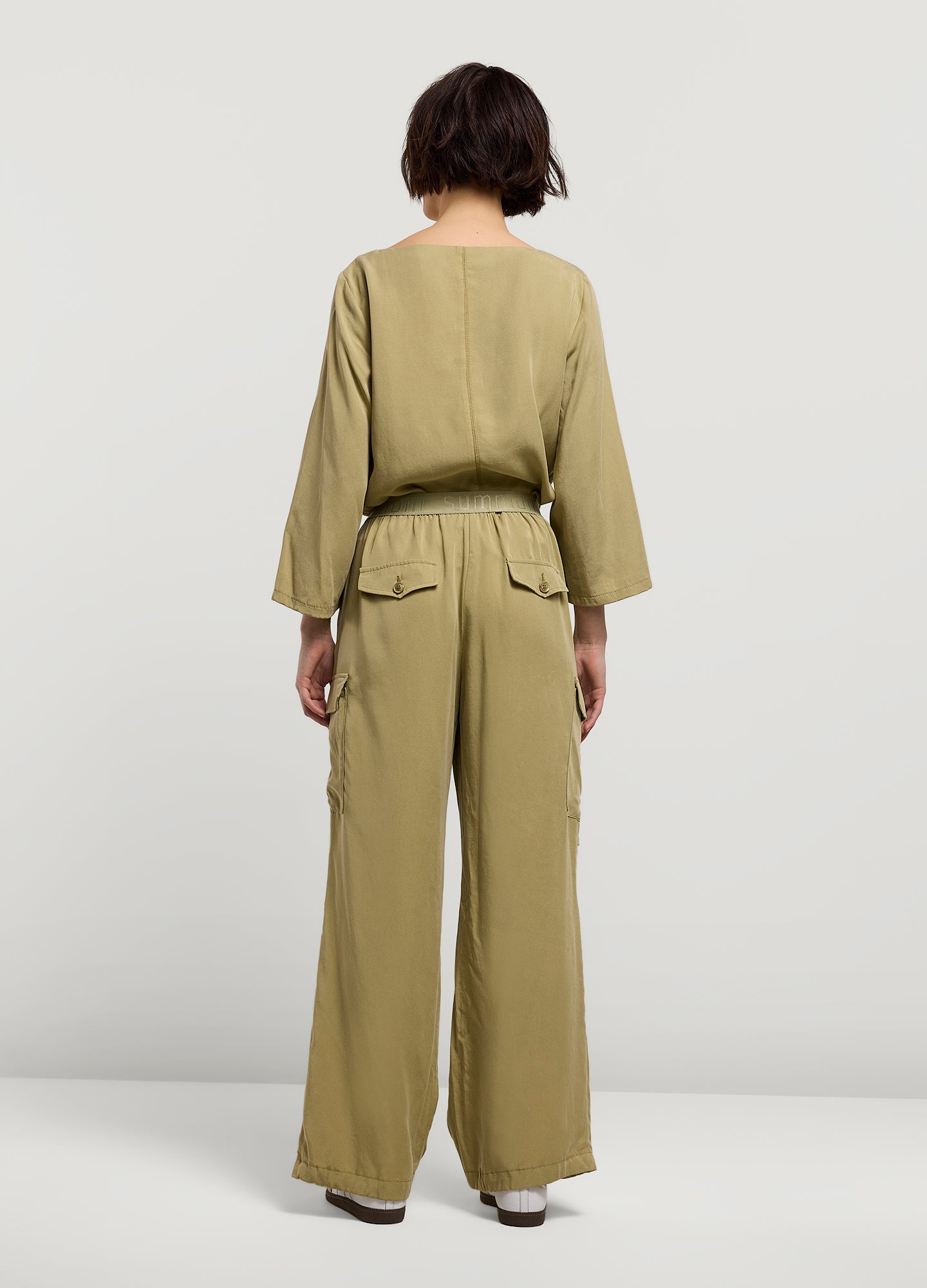 Summum Woman | Trousers cargo tencel - funghi - 4s2580-11650