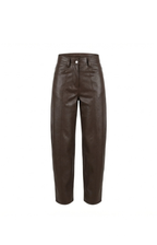 Imprevu | Pantalon Raya leather Brown